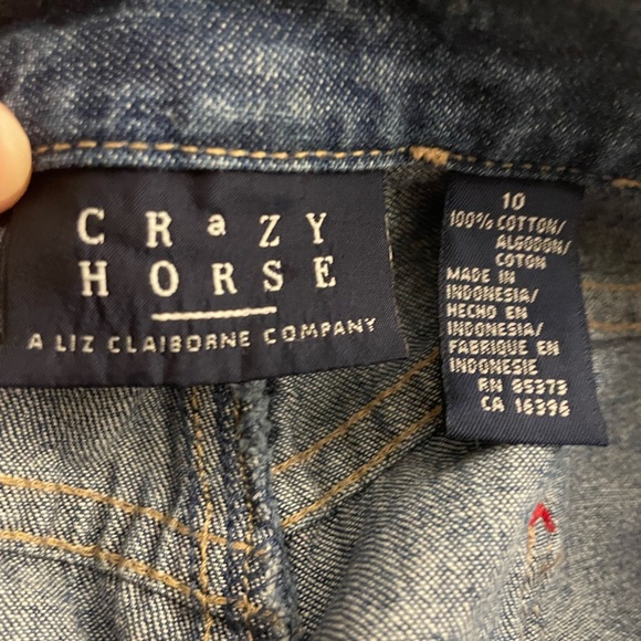 Vintage Denim Wrap Skort - Picture 4 of 7